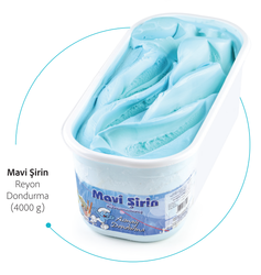 4 Kg Mavi Şirin Reyon Dondurma