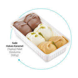 3 Kg Sade Kakao Karamel Dondurma