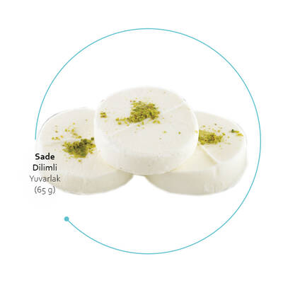 4 Kg Sade Yuvarlak Dilimli (Porsiyon) Dondurma 65 g