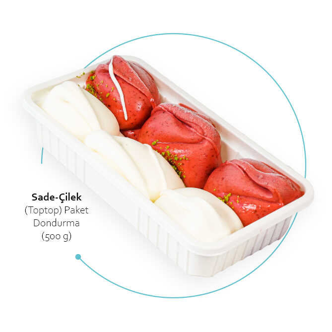 Sade Çilek Dondurma