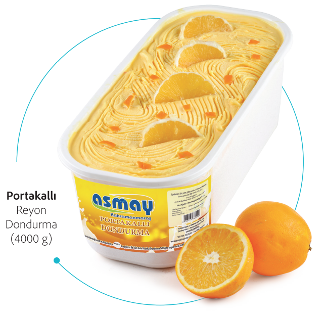 Portakallı Reyon Dondurma